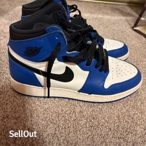 Nike Air Jordan 1 Retro High OG Game Royal Blue Sneakers Size 8.5